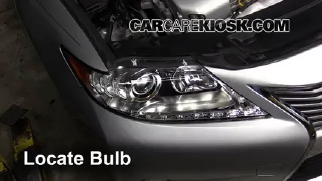 2014 Lexus ES350 3.5L V6 Luces Luz de carretera (reemplazar foco) 